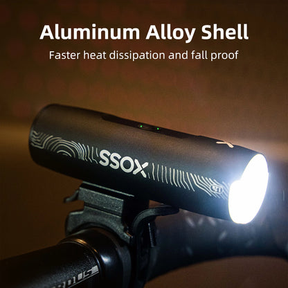 XOSS 1200 LM BIKE BIKE XL1200 FAVER INTERFOF TIP-C LAMĂ FRONTABILĂ RECHARGELGABILĂ LUMINĂ BICICLA LUMINĂ ALUMINIĂ ULTRILIGHT