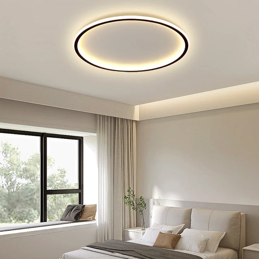 Ultrathin Minimalist LED Ceiling Light Nordic Circle Bedroom Lamp Home Decor Interior Living Room  Balcony Ceiling Pendant Lamp