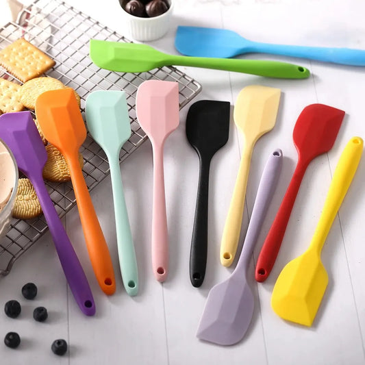 1pc, Food Grade Kitchen Baking Tools, Silicone Spatula, Cream Spatula For Baking, Cooking