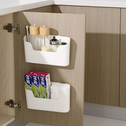 Piactice per le porte del mobile multifunzionale montato a parete da cucina sotto il lavandino del lavandino organizzatore del bagno