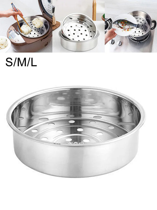 Steam Basket Rice Cooker Steaming Rack Stand 304 Stainless Steel Thickened Deepened Steam Stand Kitchen Cookware Parts Durable