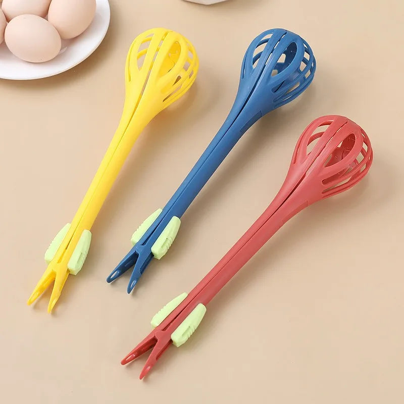 Multifunctional Egg Beater Egg Milk Whisk Pasta Tongs Food Clips Mixer Manual Stirrer Kichen Cream Bake Tool Kitchen Accessory