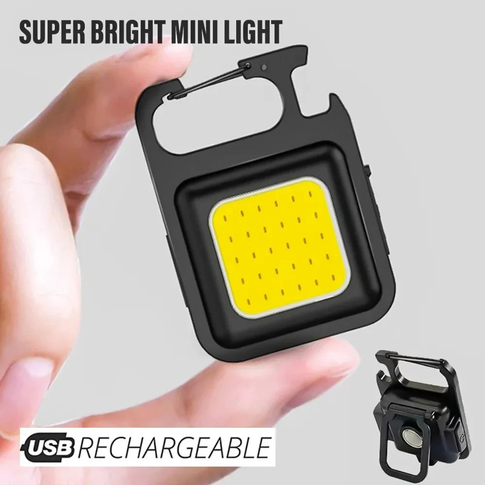 Super Bright Mini Cobchain Lanterna Luminagem de Lâmpadas de Camping com modos de iluminação Magnet 4 para acampar para casa