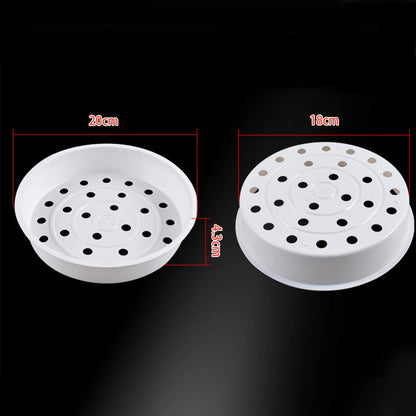 3/4/5L Steamer Basket Food Grade Plastic Steaming Rack Applicable Rice Cooker Steamer Rack Steamer Grid Kitchen Cookware