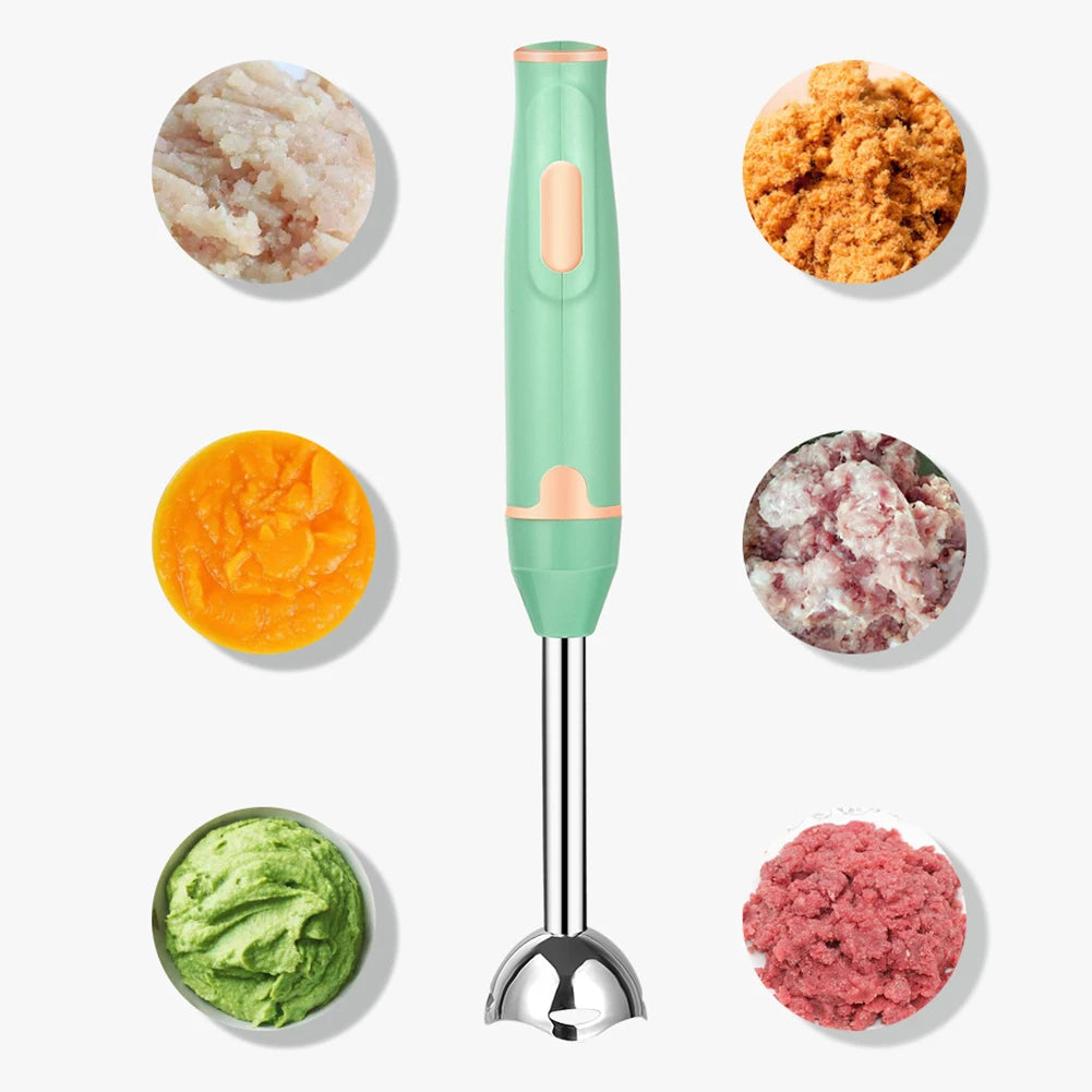 Nuovo frullatore elettrico EU/US/UK Spina Asta di agitazione Mixer Bastone in acciaio inossidabile Frullatore a immersione per uso alimentare per la cottura di alimenti per bambini Cucina
