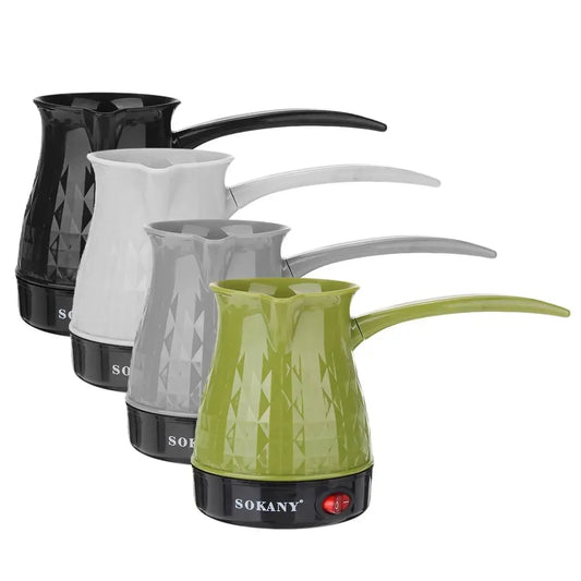 Koffie Maakt 500W 500 ml roestvrij staal gescheiden Italiaanse mokka pot Grieks Turkse elektrische koffiepot draagbare espressomachine