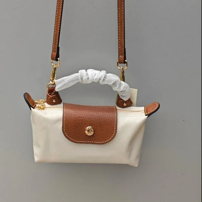 25 Mini Nylon Dumpling Bun Non Perforated Single Shoulder Women's Handbag Multi functional Spring and Autumn Single Shoulder Bun