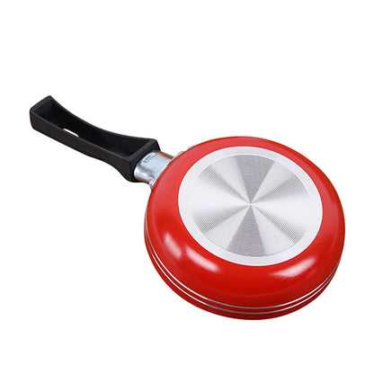 12cm/14cm/16cm Mini Frying Pan Non-Stick Steel Frypan Pot Saucepan Random Color For Cookware Kitchen Cookware