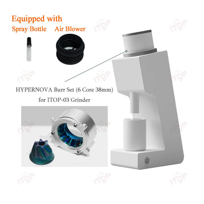 ITOP 03 Elektrische Kaffeemühle Sechs-kern 38mm Grat Haushalt Kaffeebohnenmühle Kaffee Miller Mühle für Espresso filter VS3