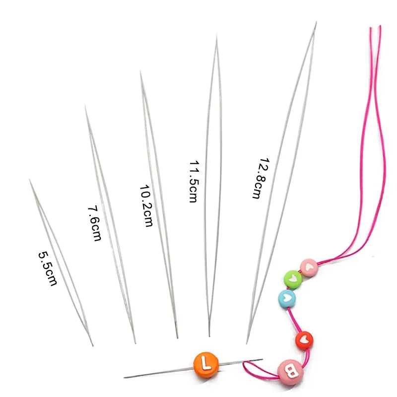 5/6/8 pezzi per le perline per perline Ago curvo aperto per perline Bracciale Bracciale Production di gioielli fai -da -te che producono strumenti fatti a mano