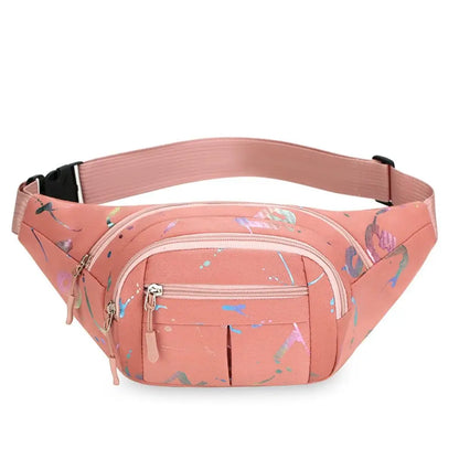 Fashion Hot Stamping Letters Outdoor Running Chest Bag Sport Waist Bags Multifunctional Women Waterproof Crossbody Shoulder Bags