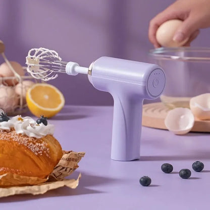 1PC Wireless Electric Food Mixer draagbare 3 snelheden Egg Dough Dough Cake Cream Milk Frothers Keukengereedschap