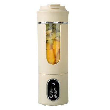 New portable wireless juicer with USB charging, small juice cup, household multifunctional crushed ice juicer, juicer cup.