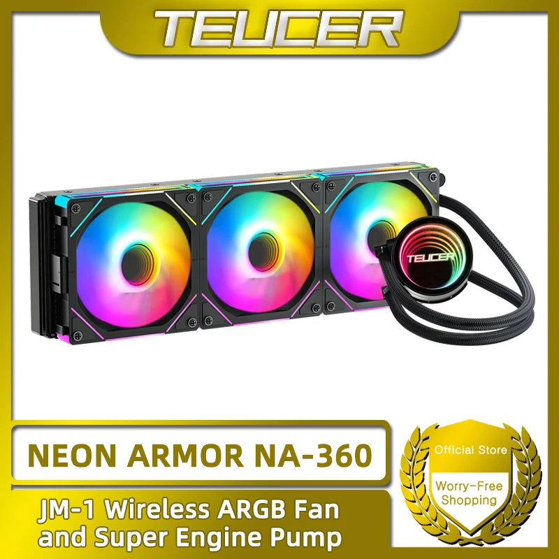 TEUCER NA-360 قطعة تبريد المياه المبرد LGA 2011 V3 X99 اللوحة الأم وحدة المعالجة المركزية برودة إنتل 1700 1200 1155 AMD AM4 AM5