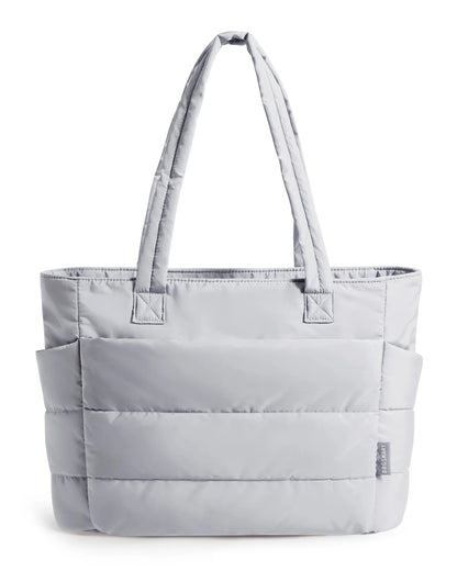 BAGSMART Damentasche, große Kapazität, einfarbig, Einkaufstasche, vielseitige Handtasche für Pendler, Arbeit, Studenten, Klasse, Einkaufstasche