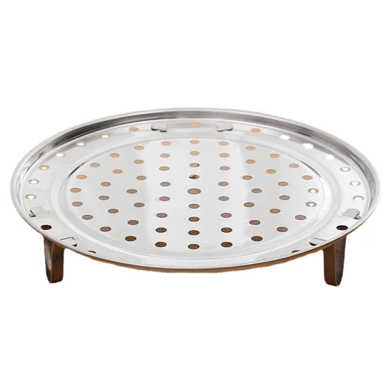 1 PC Multifunktion Steamer Shelf Cookware rostfritt stål Ångare rack Hållbart potten ångfack kök tillbehör