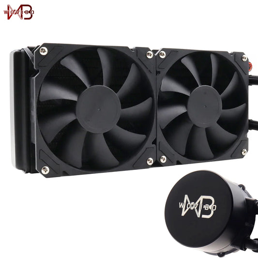 Számítógépes CPU vízhűtő hűtés 240 mm folyékony Ventilador radiátor LGA 1150 1155 1151 1200 1700 2011 AMD AM4 AM5