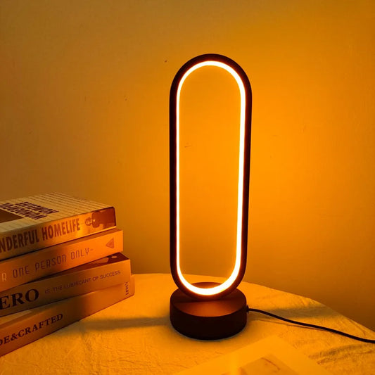 Lámpara de anillo de dormitorio de la lámpara de 1 porca Lámpara de la lámpara de estar de tres colores Lámpara de noche LED Night Light