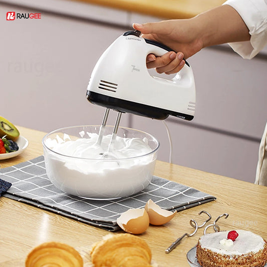 Electric Professional Handheld Blender Mixer Egg Beater Automatic Cream Blender Dough Cake Baking Pastry