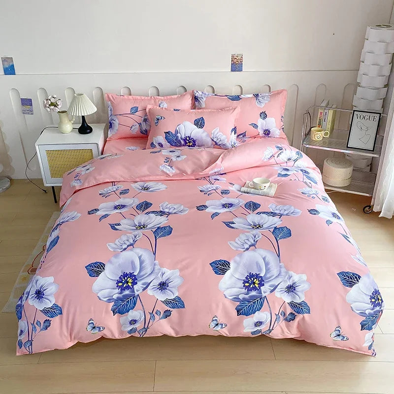 1pc Duvet cover Without Filler Aloe vera cotton synthetic fiber material,Soft Breathable And Comfortable Bedroom bedding