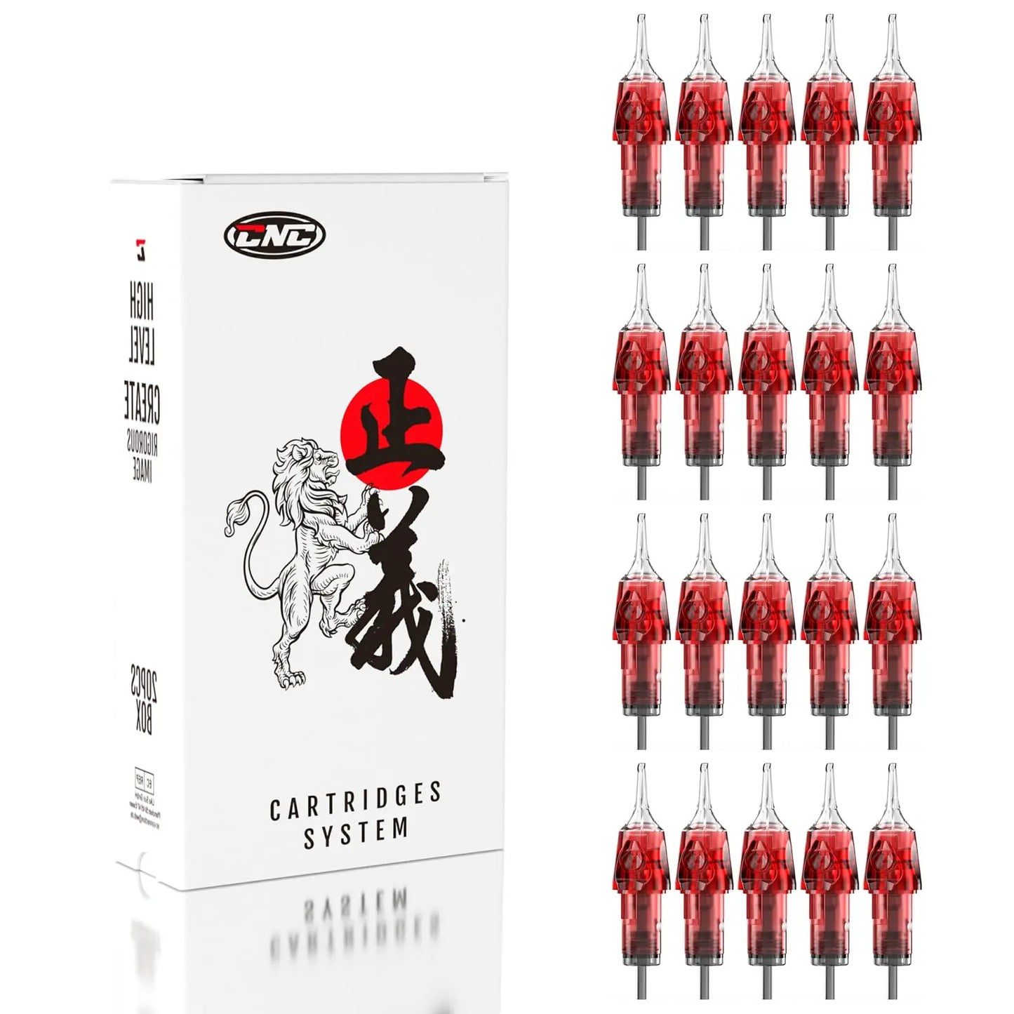 CNC 20pcs desechable mixto #10 #12 Cartucho estándar Tatuaje Agujas de tatuaje Arte del cuerpo de maquillaje permanente para equipos de suministros de tatuajes