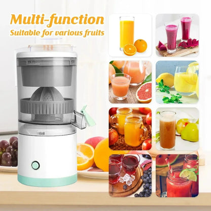 Electric Juicer Juice Cup Citrus Orange Lemon Squeezer USB Charging Kitchen Fruit Juicer Blender Fresh Separator Press Machine