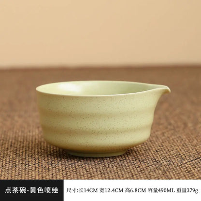 Japanese Matcha Sets Ceramic Matcha Gift Box Bowl Bamboo Whisk Grinder Brushes Tea Tools for Tea Lovers Teaware Accessories New