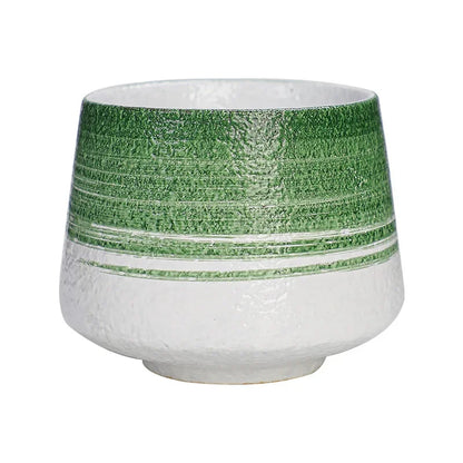 200ml Handmade Pottery Cup Retro Ceramic Coffee Cup with Flower Pattern