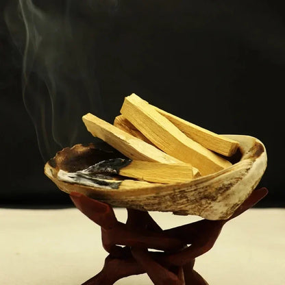 Blood de Dragon Palo Santo Wood Sticks Incienso natural Aromaterapia de manchas para una limpieza de cristales Purificación del aire para el hogar