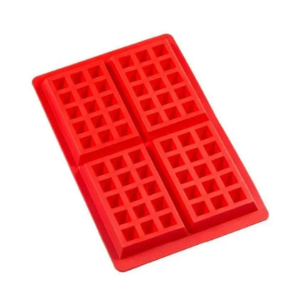 Food Grade Silicone Waffle Mold DIY Cake Mould Non-stick Silicone Baking Mold Set Kitchen Bakeware Waffle Maker
