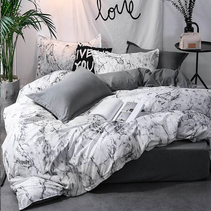 3pcs duvet Cover set mat Këssenfall Courtherwer Bettwäsche Set Quilt Catiled Quikt / Koppel oder eenzege Bett