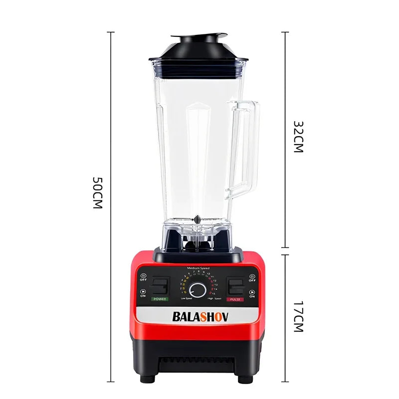 2000W Heavy Duty Commercial Grade Blender Mixer Juicer Fruit Food Processor Ice Smoothies Blender High Power Juice maker Crusher