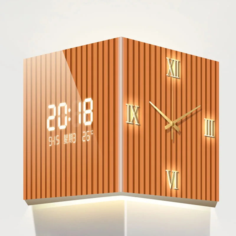 Modern Wall Clock Decorative Led Digital Clock Large Temperature Clocks Office Interior Calendar Clocks Aesthetic Room Decor