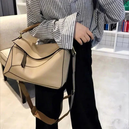 2022 New Trendy Mini Geometric Puzzle Bag Women's High-end Texture Handbag Single Shoulder Slant Cross Small Square Bag