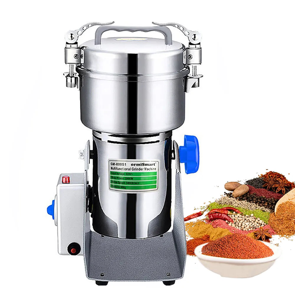 GRINGS GRINDER 800G Tipo di oscillazione Spezies Cereali Cereali Cereali Mainerali da caffè Dry Food Crush ad alta velocità