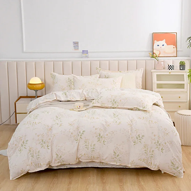 1pc Duvet cover Without Filler Aloe vera cotton synthetic fiber material,Soft Breathable And Comfortable Bedroom bedding