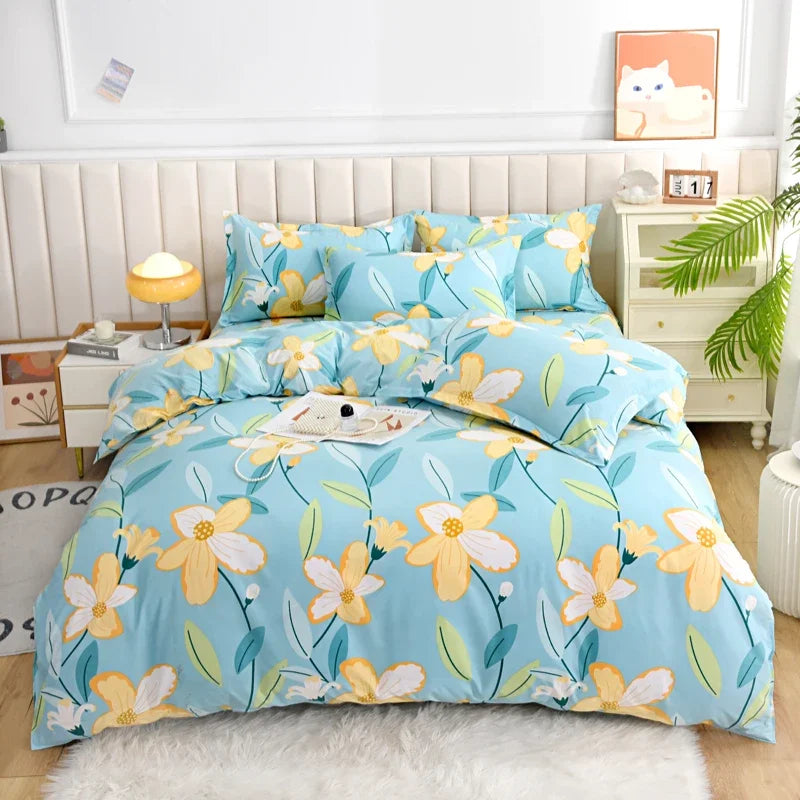 1pc Duvet cover Without Filler Aloe vera cotton synthetic fiber material,Soft Breathable And Comfortable Bedroom bedding