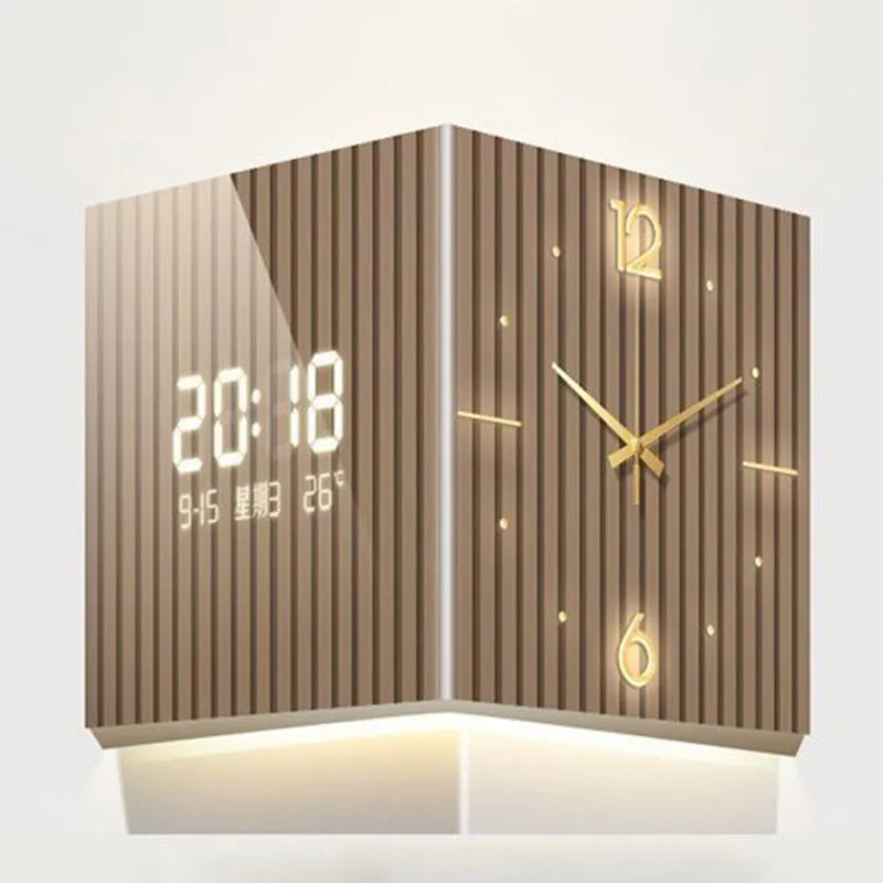 Modern Wall Clock Decorative Led Digital Clock Large Temperature Clocks Office Interior Calendar Clocks Aesthetic Room Decor