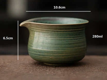 1 Pieces Traditional Japanese Matcha Bowl and Whisk Holder Tea Bowl with Pouring Spout for Office Table Tea Ceremony Party Gift