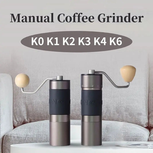 Handmatige koffiemolen verstelbare sleurinstelling Kingrinder K0-K6 roestvrij staal aluminium koffieboonmolen Conical Burr Mill