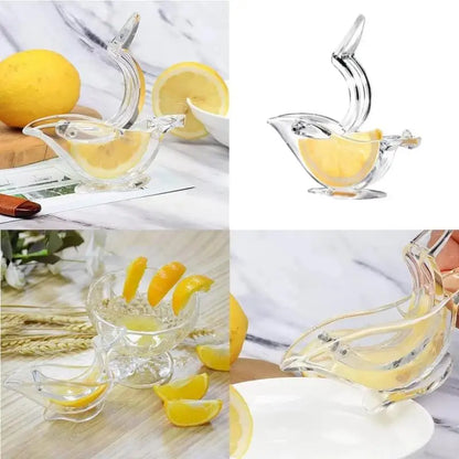 3/2/1PC Kitchen Home Slip Tool Press Squeeze Fruit Mini Manual Juicer Bird Shape Transparent Portable Orange Lemon Manual Juicer