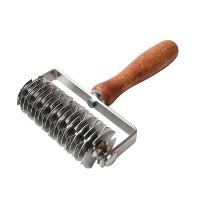 HOT Stainless Steel Lattice Cutter Roller Pastry Bread Pizza Wheel Pie Dough Cutter DIY Bakeware WF