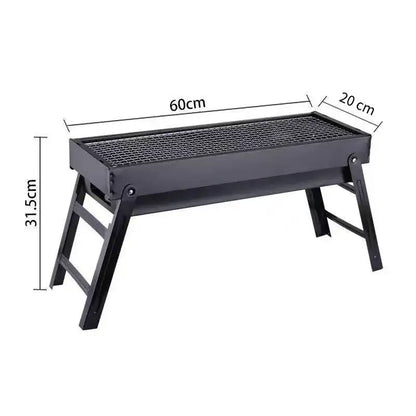 Neie Grouss BBQ Barbecue Grill klappt portable Holzkuel Outdoor Camping Picknick Picknetzer Klappbau kamping Barcole Grill