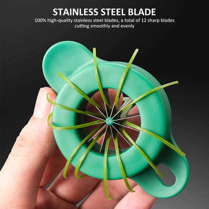 Shred Zijde Mes Snijmachine Lente-uitjes Cutter Speedy Food Chopper Groente Rasp Cuisine Outils Uien Shredder Keuken Accessoires