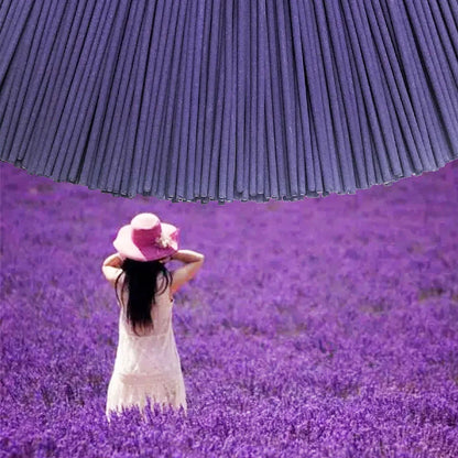 Clean and low powder 22cm lavender, more popular among women for fragrance, retro creative bamboo stick fragrance