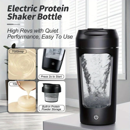 500 ml de proteína elétrica em pó de mistura de copo de shaker automática mixer shake garrafa de leite liquidificador de café kettle para academia externa