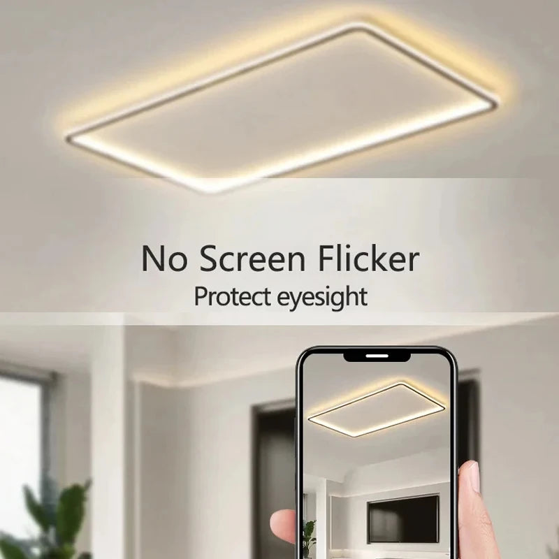 Ultrathin Minimalist LED Ceiling Light Nordic Circle Bedroom Lamp Home Decor Interior Living Room  Balcony Ceiling Pendant Lamp