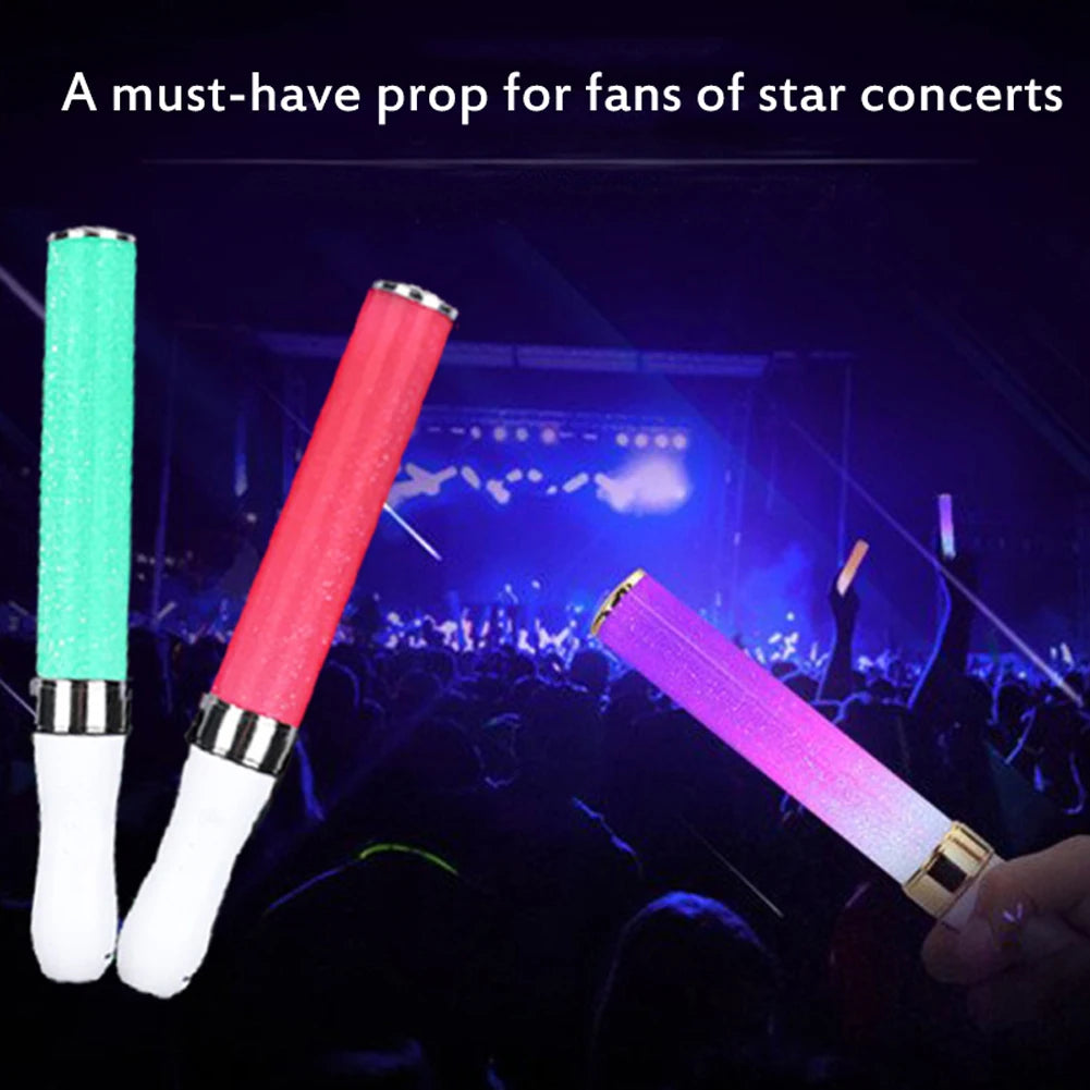 3W 15 Färgförändrande glödpinnar Batteridriven DMX Remote Control Glow Stick för konserter Fester firande