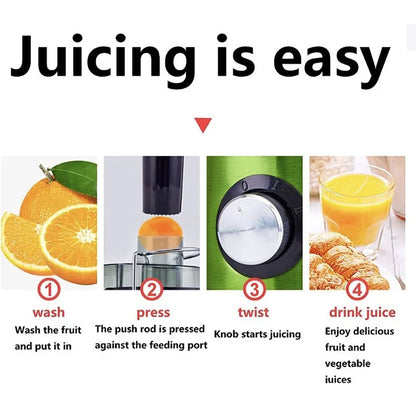 Juicer centrifugal Household large caliber electric juice machine residue separation vegetable Juicer EU UK