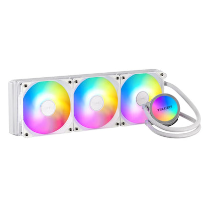 Teucer AF-S360 CPU-vattenkylkylare LGA 2011 V3 x99 Moderkort Silent Level Dazzle Color PC Cooler för 1700 1200 115x AM4